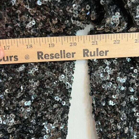 Gestuz Women’s XS Black Sequin Full Zip Party Jacket Coat Brand New NWT Holiday - Picture 6 of 16